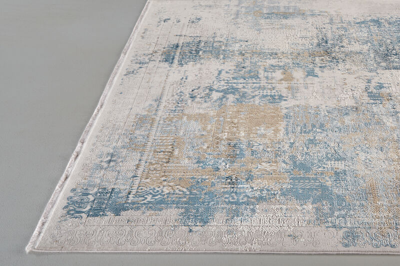 Cadiz 3890F Blue/Gray/Gold 3'1" x 5' Rug