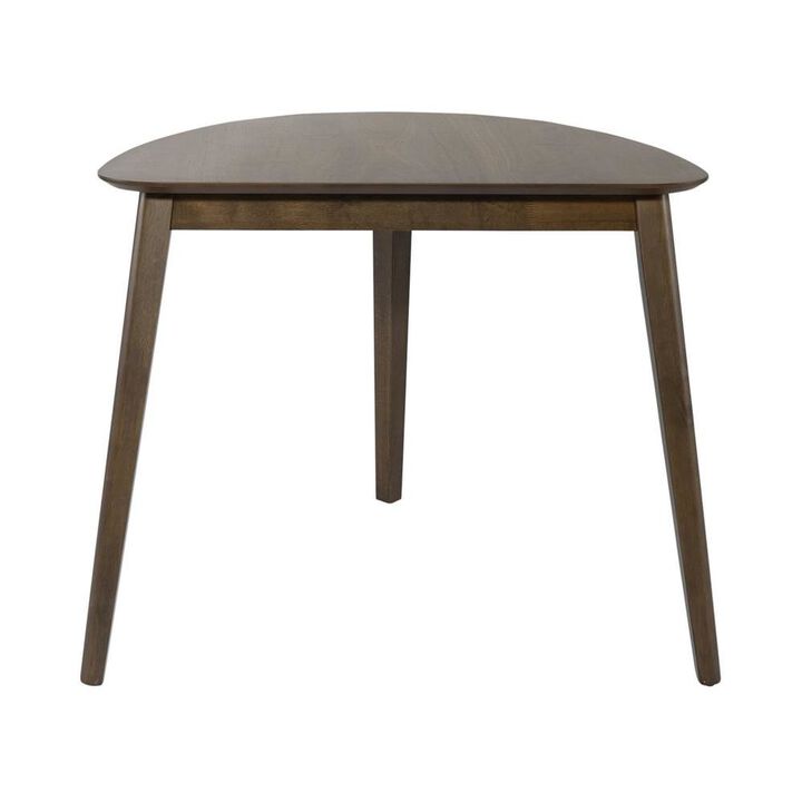 Starlight Canyon Home Brown Modern Dining Table – Small Round Mid Century Corner Kitchen Table