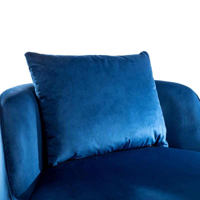 Merax Modern Velvet Upholstered Accent Chair