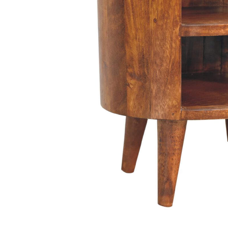 Artisan Furniture Cortez Chestnut 1 Drawer Solid Wood Nightstand