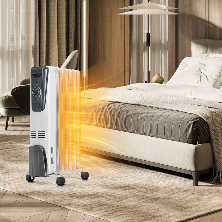 Electric Space Heater with Adjustable Thermostat