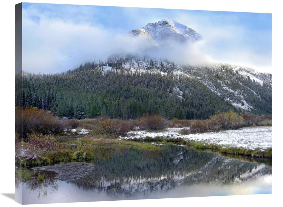 Phi Kappa Mountain and Summit Creek, Idaho-Canvas Art-32x24