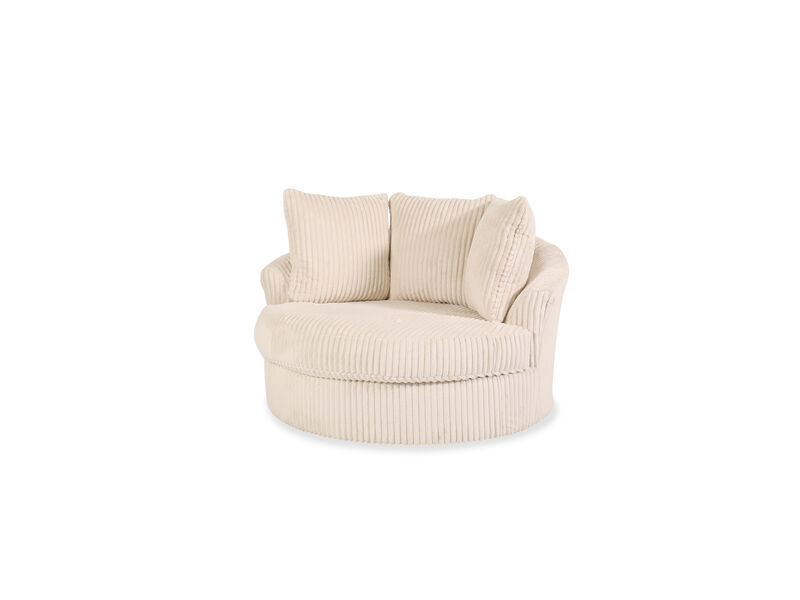 Lindyn Oversized Swivel Accent Chair