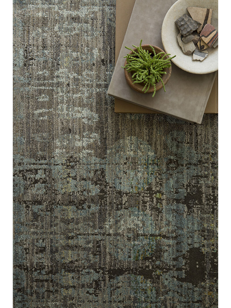 Javari JV07 Steel/Lagoon 7'10" x 10' Rug