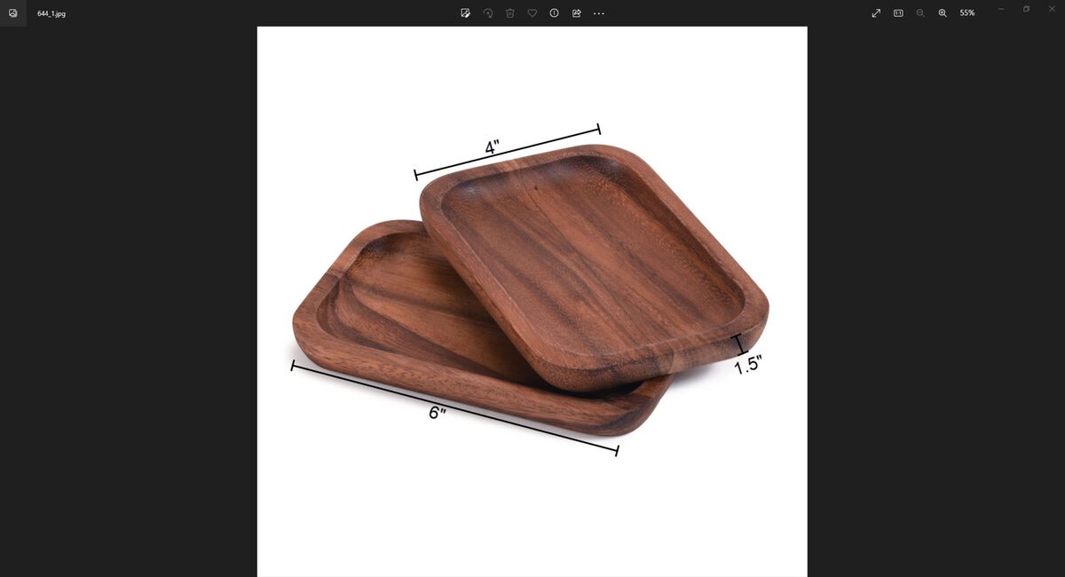 Rectangular Plates - Small - S/2
