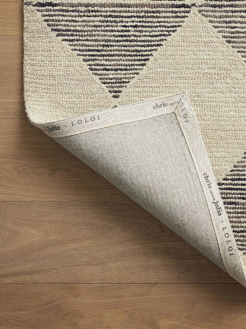 Francis FRA01 Beige/Charcoal 5' x 7'6" Rug