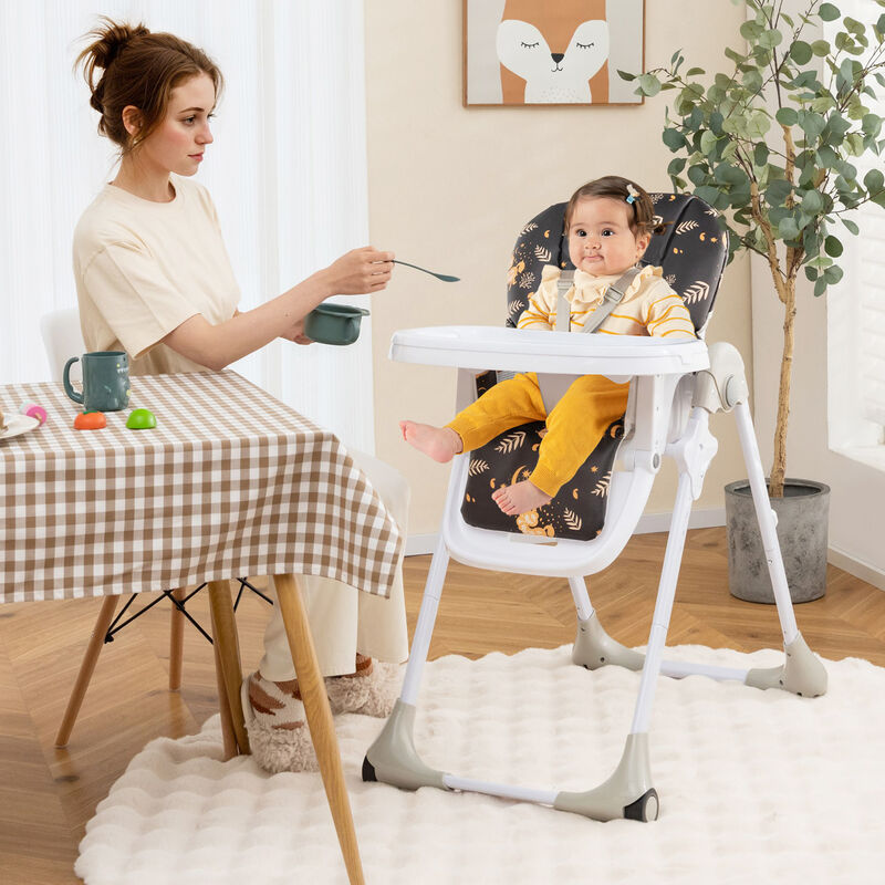 3-In-1 Convertible Baby High Chair for Baby and Toddler