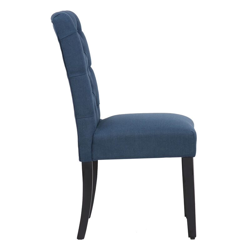 WestinTrends Upholstered Button Tufted Dining Chair