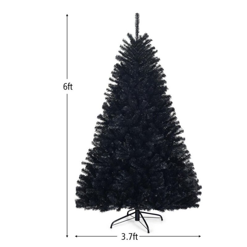 Hivvago 6 Feet Hinged Artificial Halloween Christmas Tree