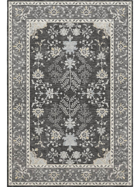 Hatay HY9 Charcoal 5' x 7'6" Rug