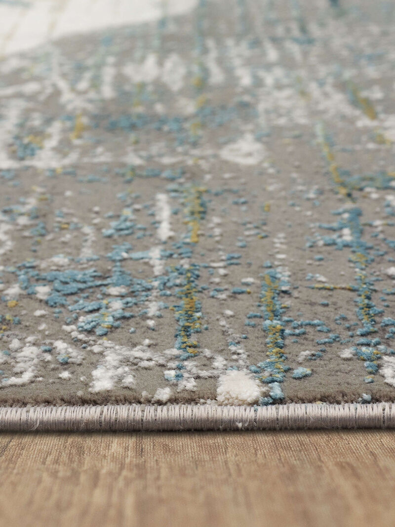 Tryst Nuvole Grey Blue 5' X 8' Rug