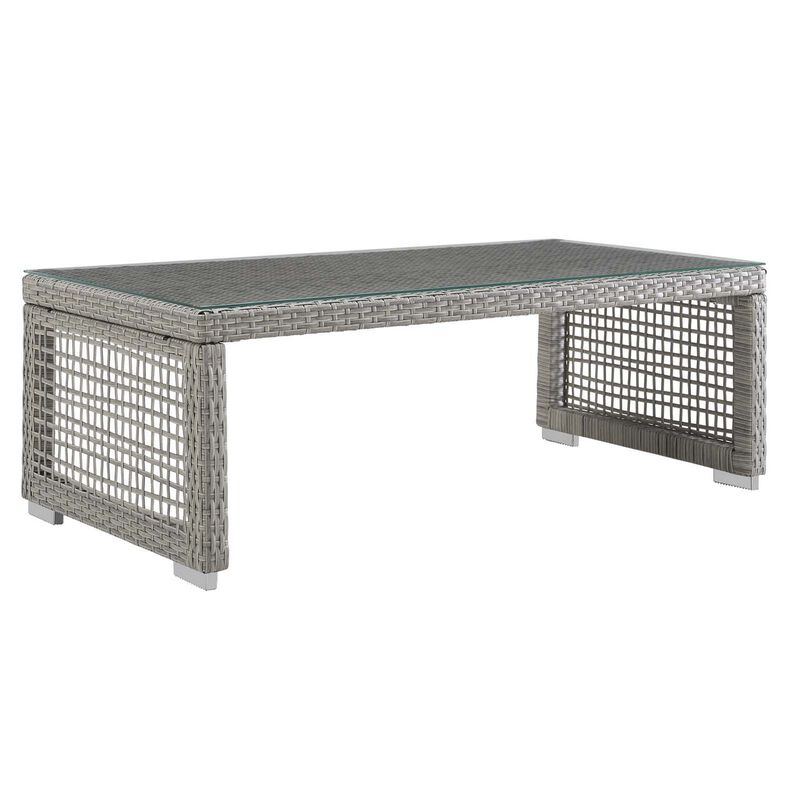 Aura Rattan Outdoor Patio Coffee Table-Benzara