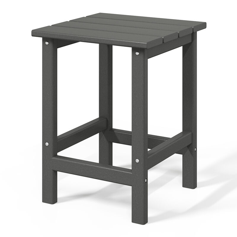 WestinTrends Westintrends 14" square outdoor Side table for Adirondack chair