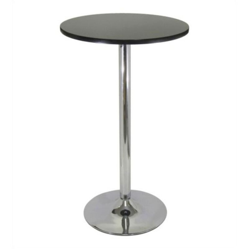 Hivvago 3 Piece Modern Dining Set with Bistro Table and Two Stools