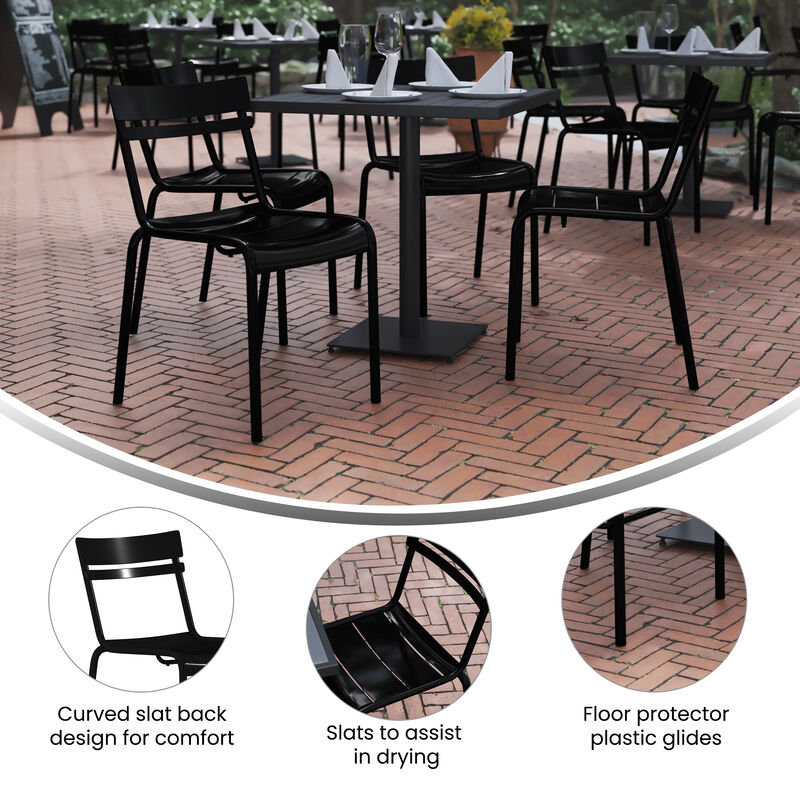 Metal Colorful Restaurant Chairs