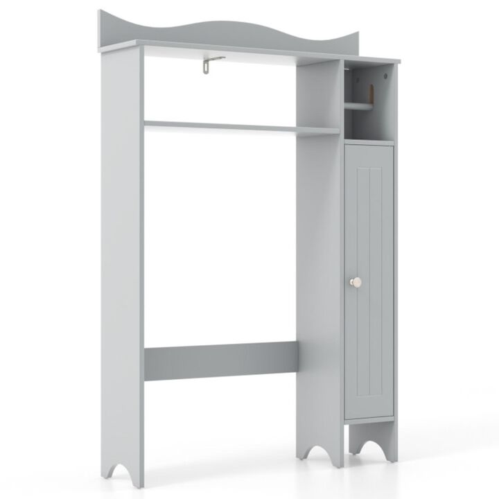 Hivvago Over the Toilet Storage Cabinet with Toilet Paper Holder