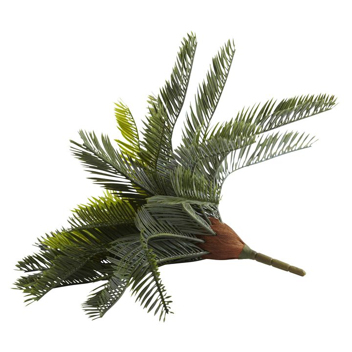 Hivvago 13" Cycas Artificial Plant (Set of 2)