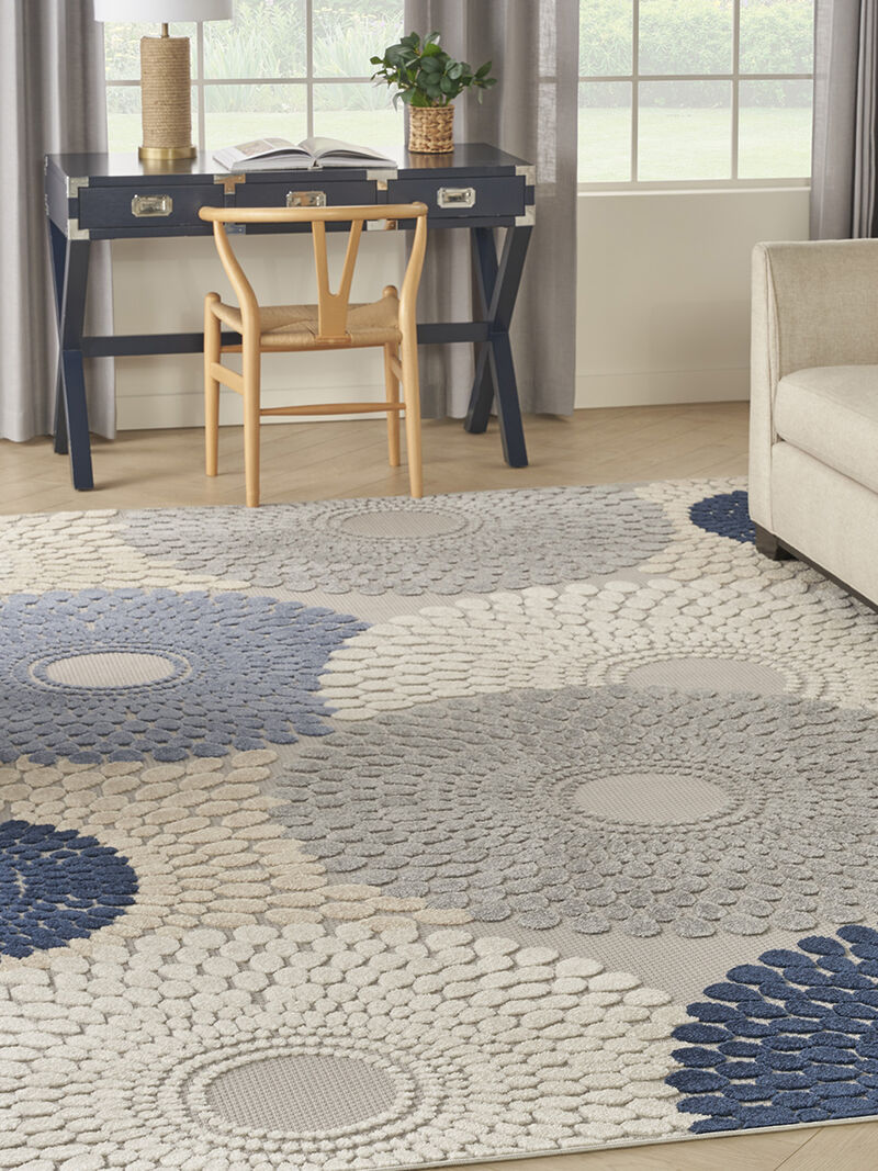 Aloha ALH29 Blue/Gray 3'6" x 5'6" Rug