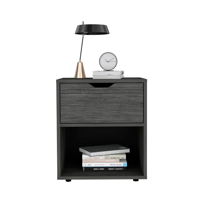 Nightstand Altheimer, Bedroom, Light Gray