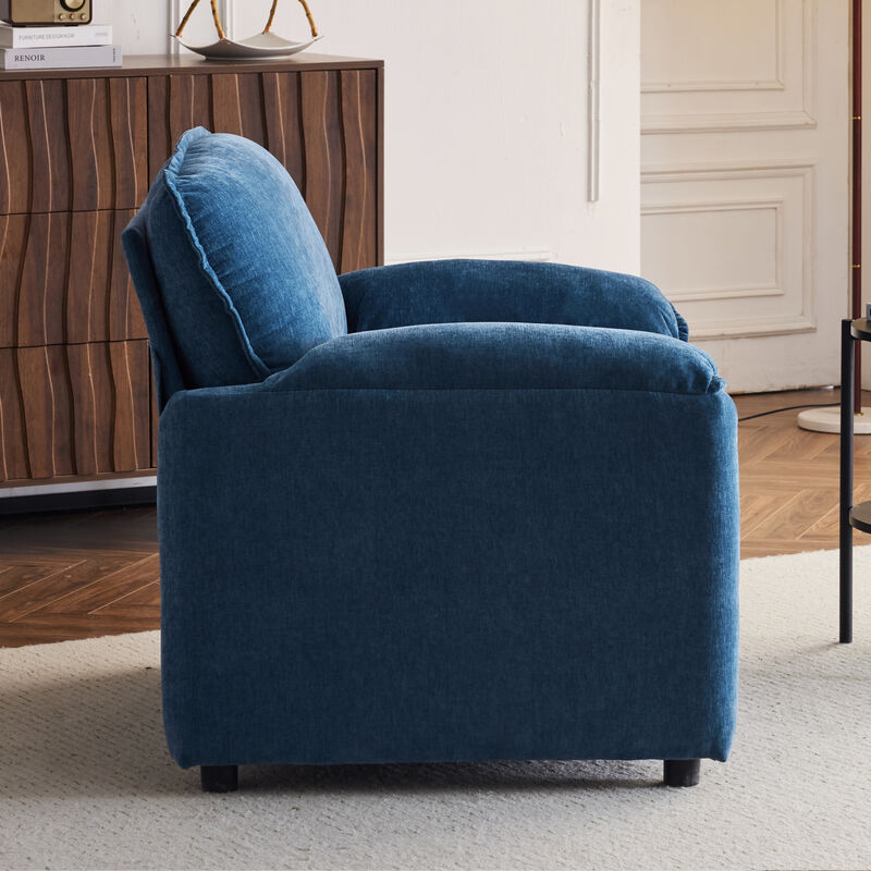 Merax Chenille Reading Armchair Accent Chair for Modern Living Room