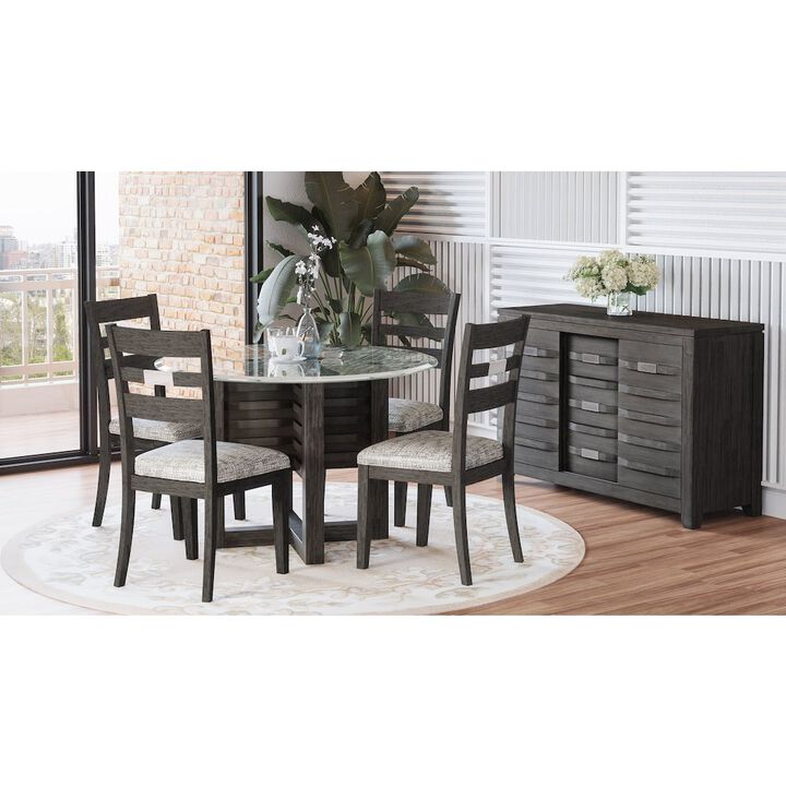 Jofran Altamonte Contemporary Upholstered Ladderback Chair (Set of 2)