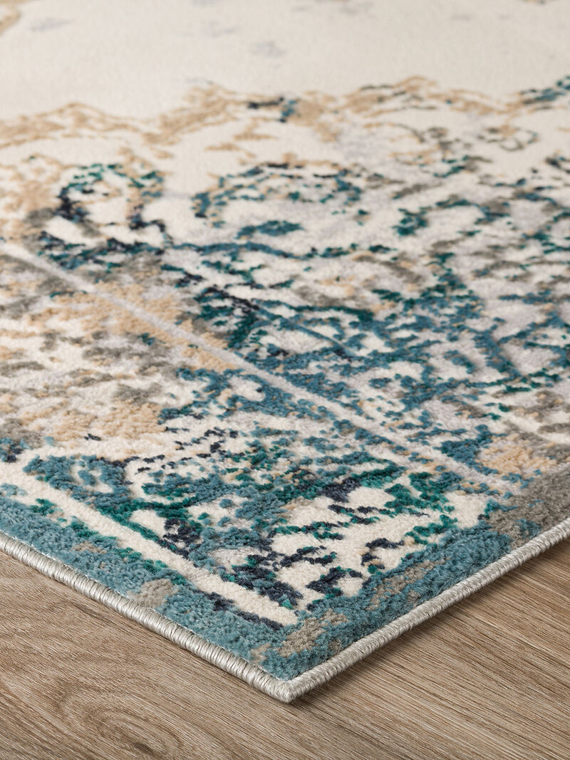 Karma KM23 Ivory 3'3" x 5'1" Rug