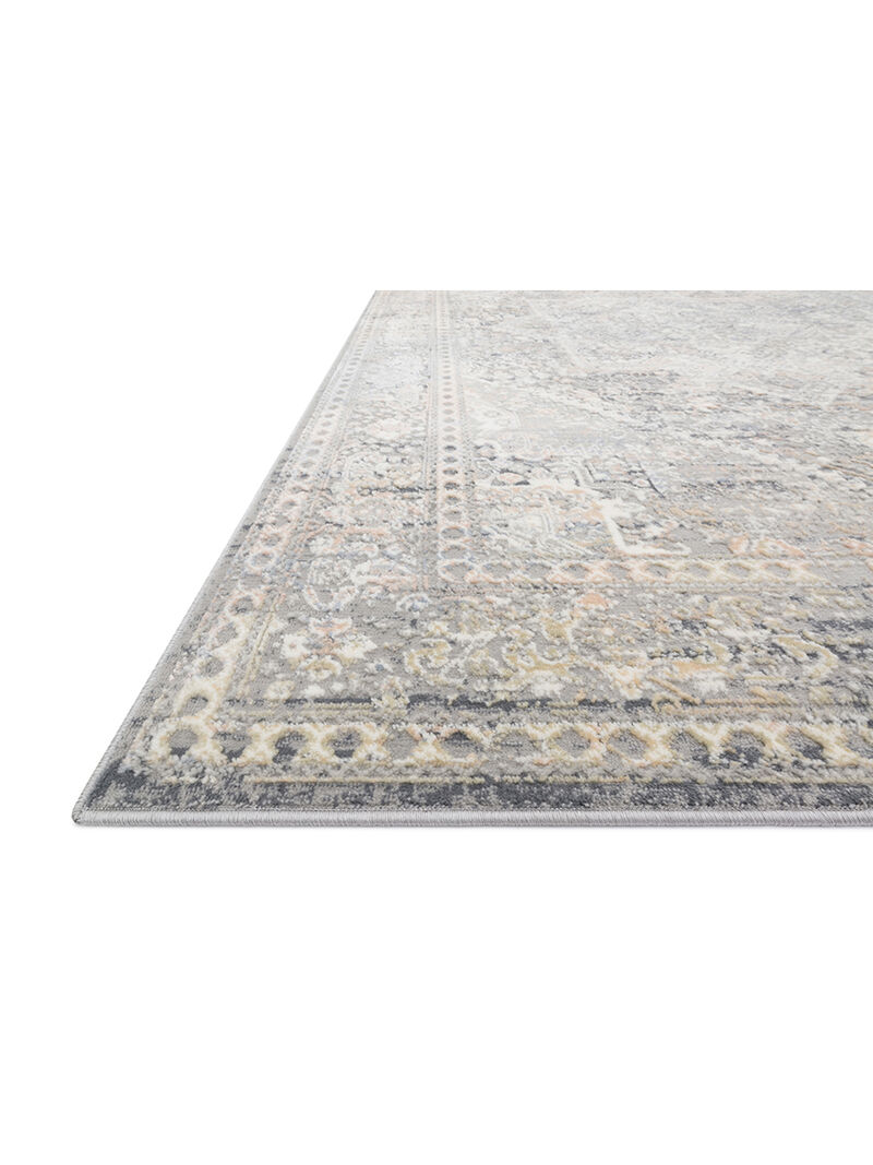 Lucia LUC01 Grey/Sunset 4' x 5'7" Rug