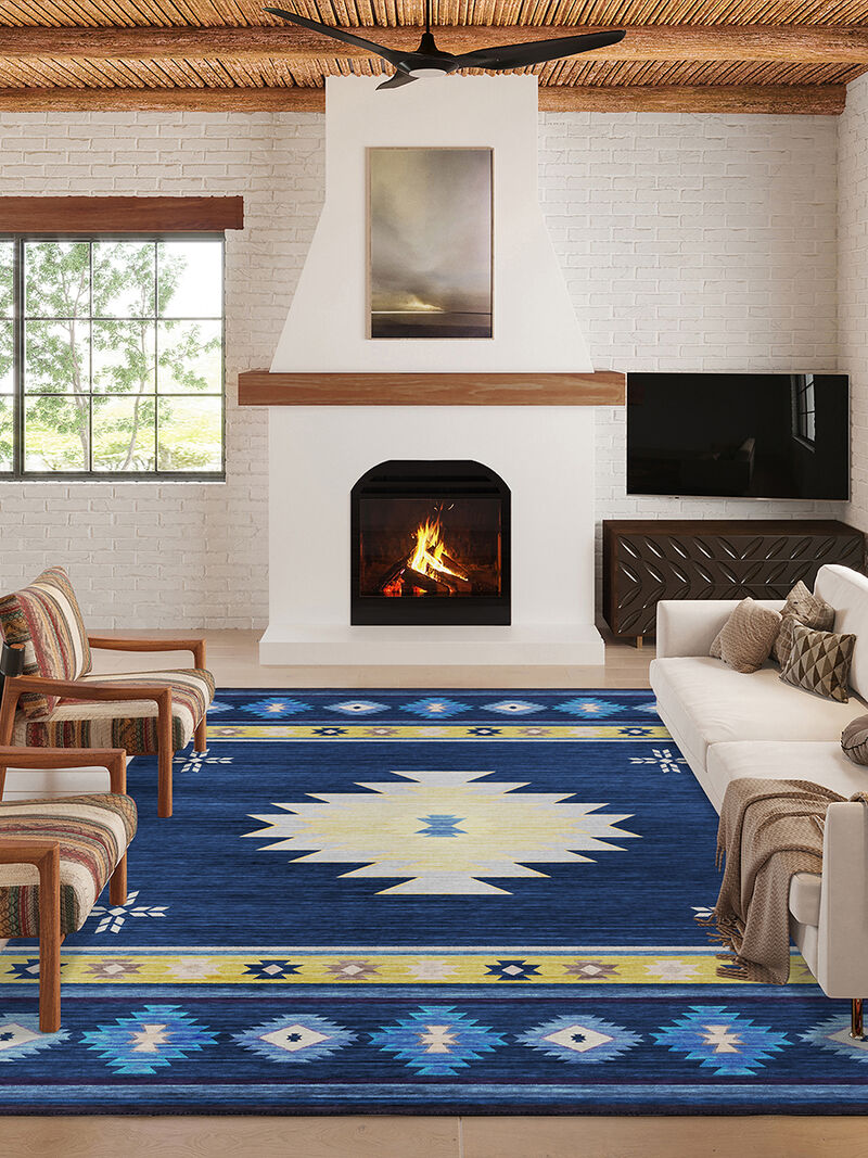 Phoenix PH4 Navy 10' x 14' Rug