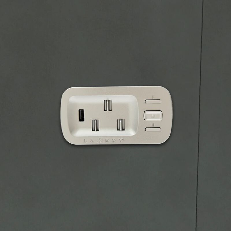 Apollo Blue Grey Power Motion Loveseat