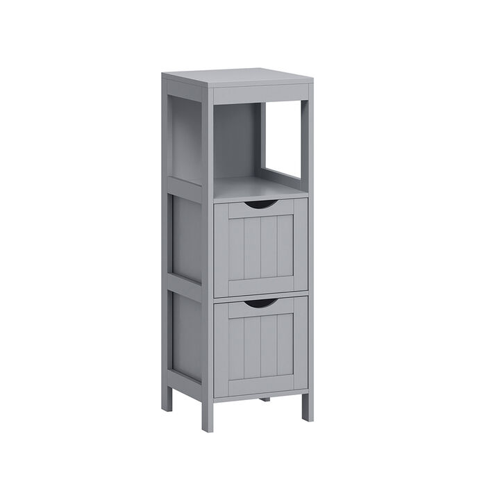 Bathroom Floor Cabinet with Storage Organizer Rack Stand
