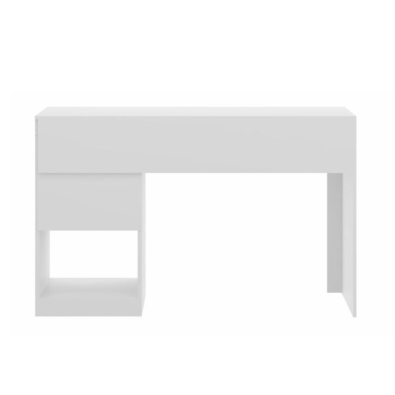 Techni Mobili Expandable Home Office Desk, White