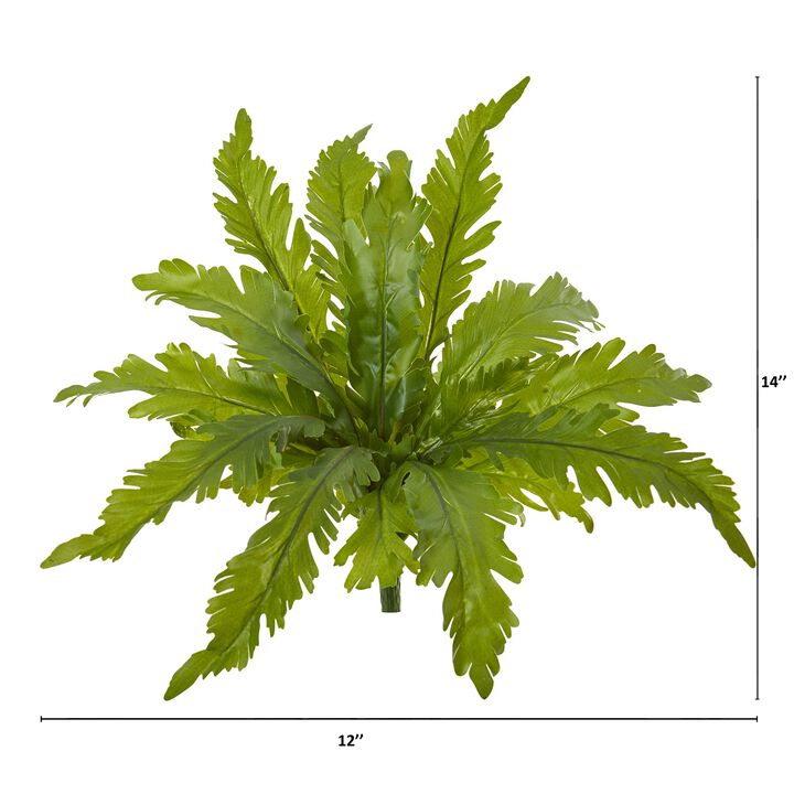 Hivvago 14" Fern Artificial Plant (Set of 6)