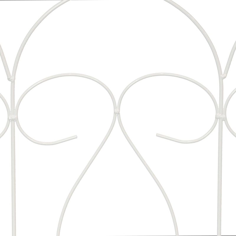 Sunnydaze Set of 5 Decorative Garden Border Fence Panels
