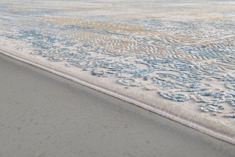 Cadiz 3890F Blue/Gray/Gold 3'1" x 5' Rug