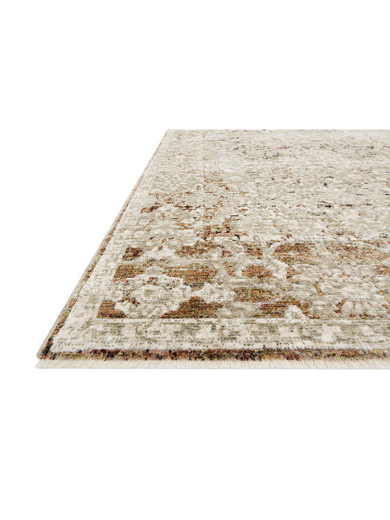 Theia THE07 Natural/Rust 5' x 8' Rug