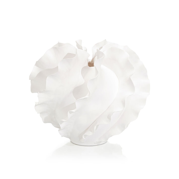 Flirren Small White Vase