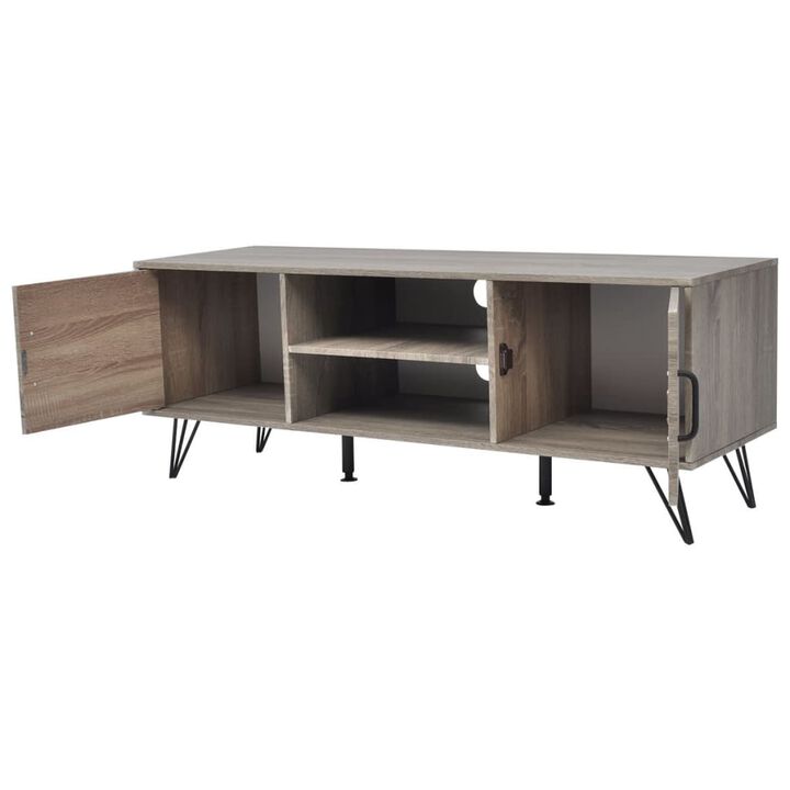 vidaXL TV Cabinet 47.2"x15.7"x17.7" Gray