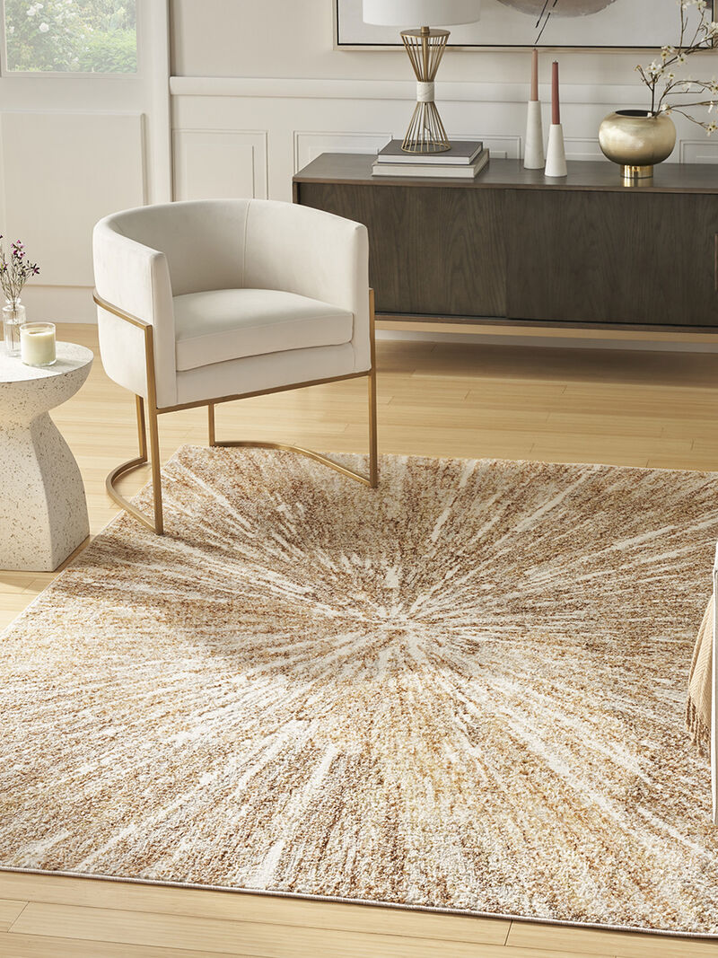 Ambiance AMI01 Ivory/Gold 3'11" x 5'11" Rug