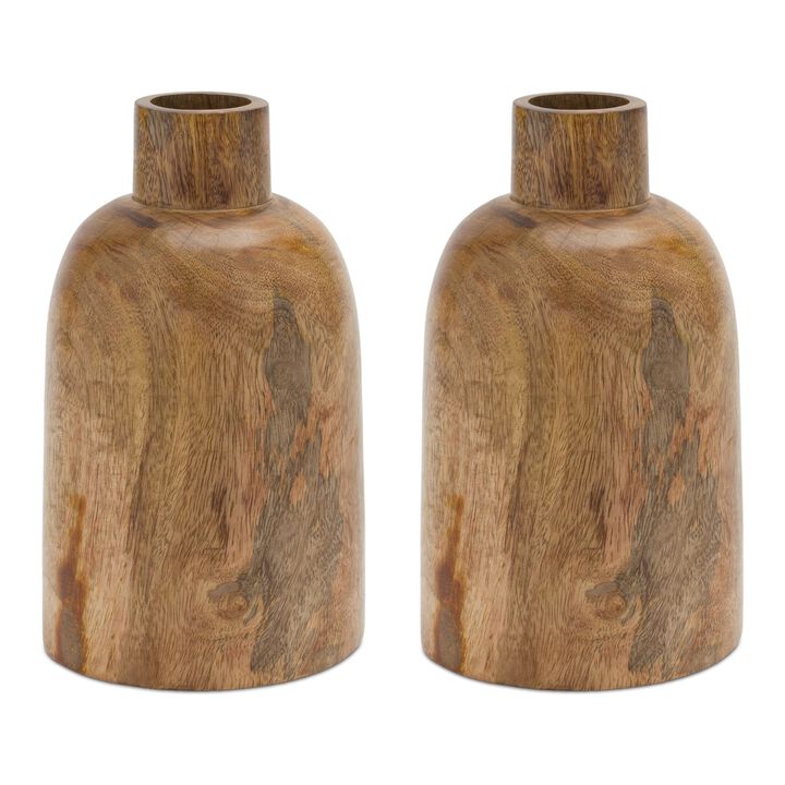 Set of 2 Decorative Vases – Stylish Ceramic or Glass Vases for Home, Office, or Centerpieces