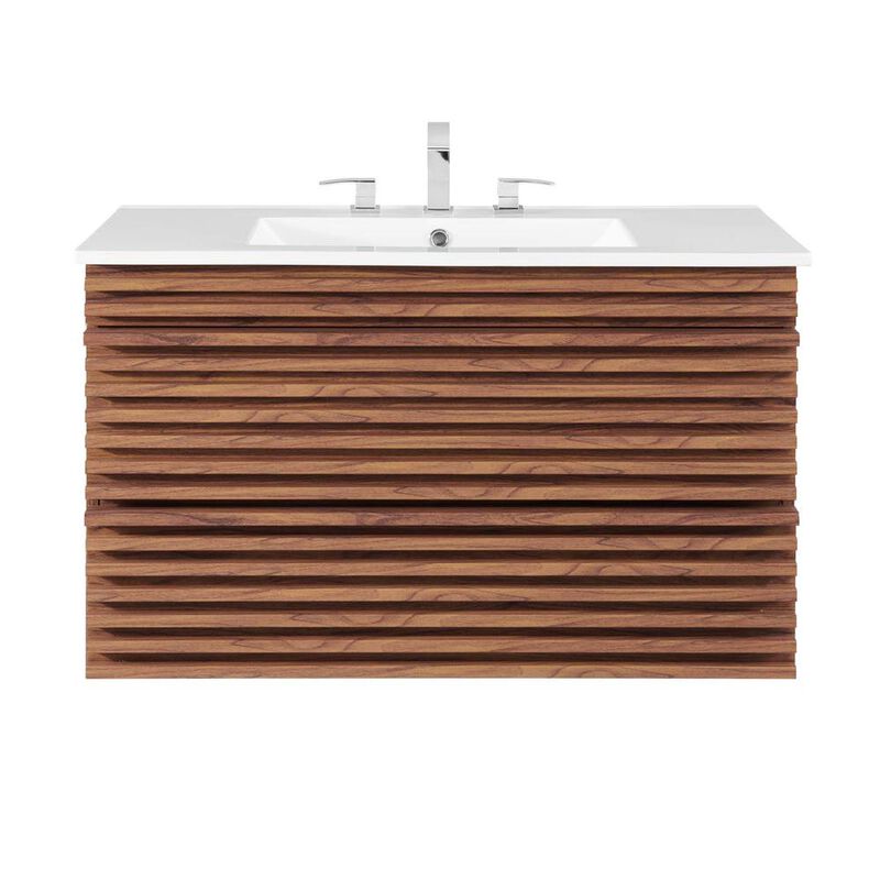 Modway Render 36 Wall-Mount Bathroom Vanity
