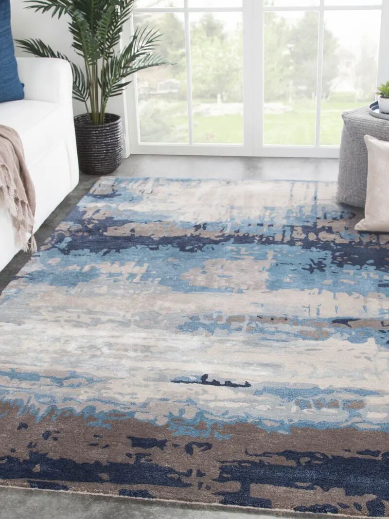 Genesis Benna Blue 6' x 9' Rug