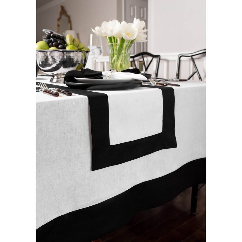 Solino Home 100% Pure Linen Table Runner | Contempo
