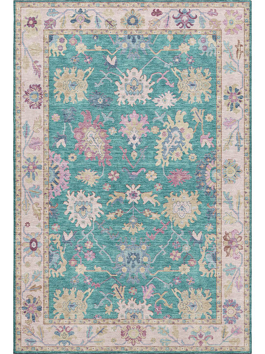 Hatay HY7 Teal 3' x 5' Rug