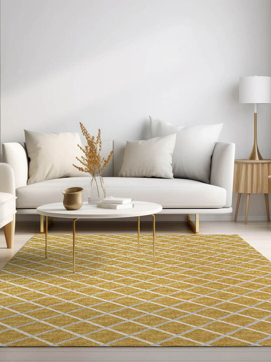 York YO1 Gold 9' x 12' Rug