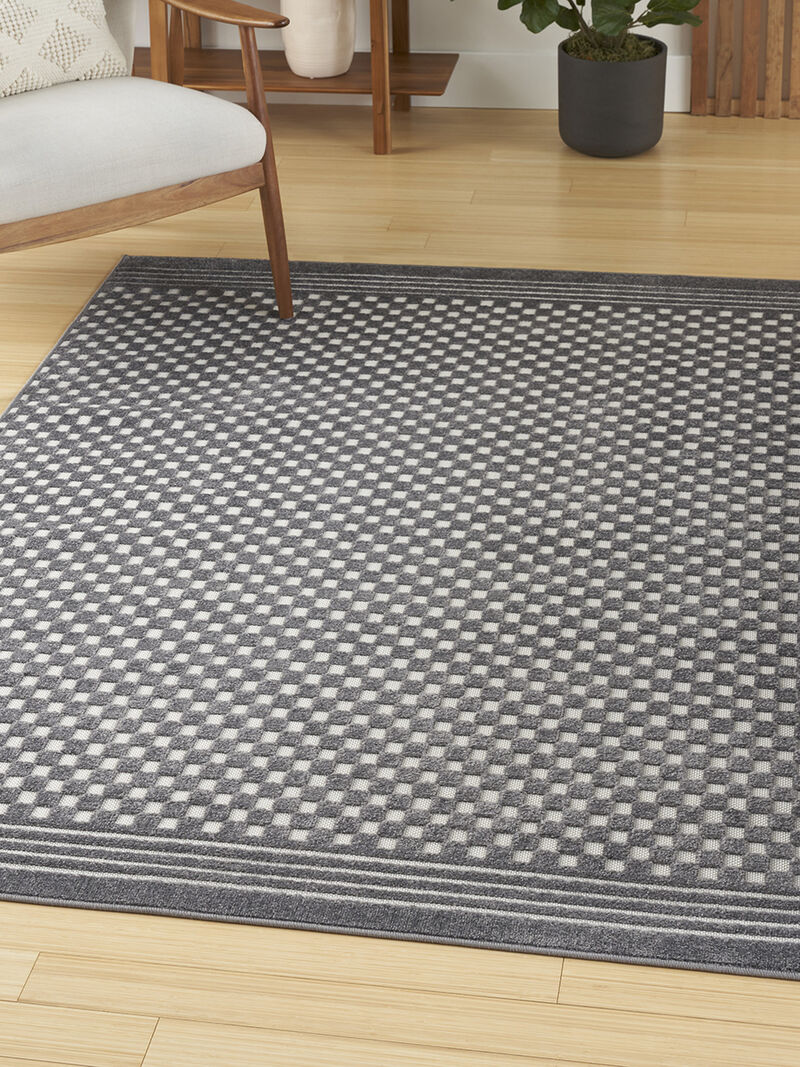 Care Free CAF02 Gray 3'11" x 5'11" Rug