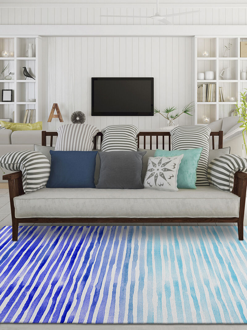 Seabreeze SZ8 Navy 9' x 12' Rug