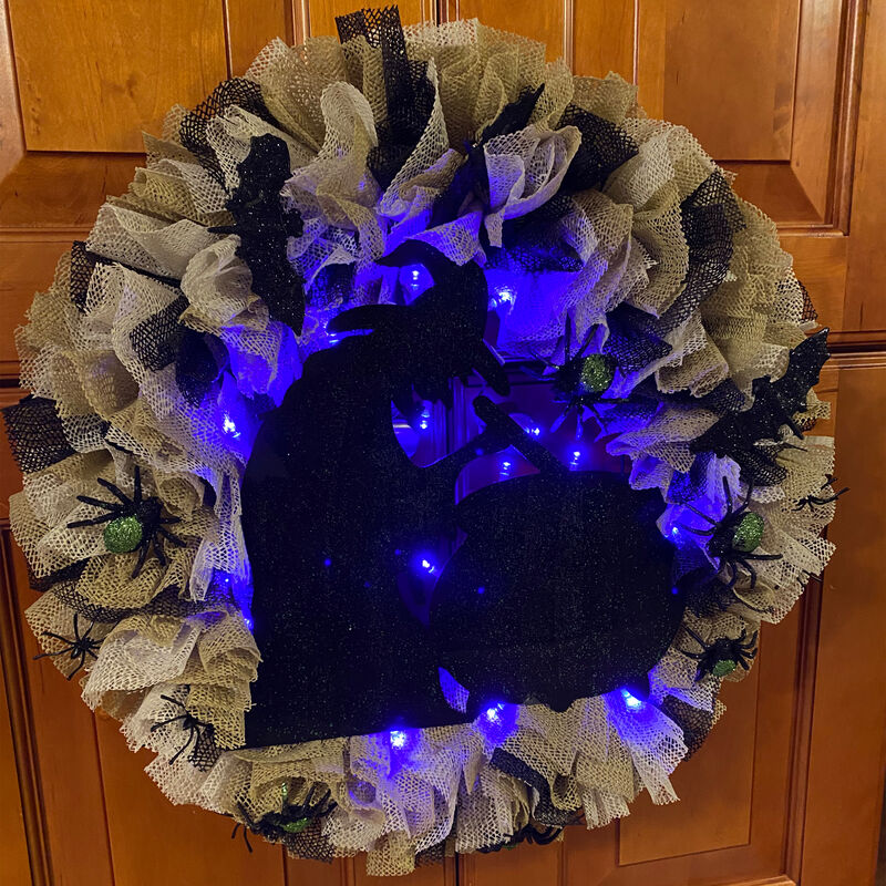 15-Count Battery Operated Purple LED Micro Christmas Lights - 4.8 ft Purple Wire