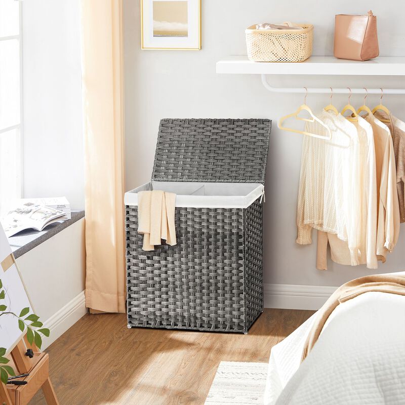 Collapsible Laundry Hamper Space-Saving Design with Easy-to-Carry Handles