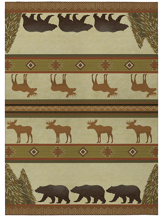 Excursion EX1 Beige 5' x 7'6" Rug