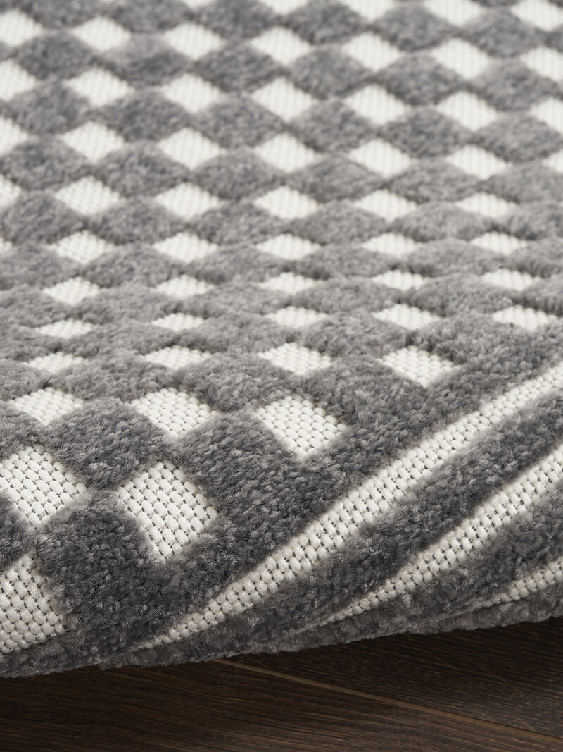 Care Free CAF02 Gray 3'11" x 5'11" Rug